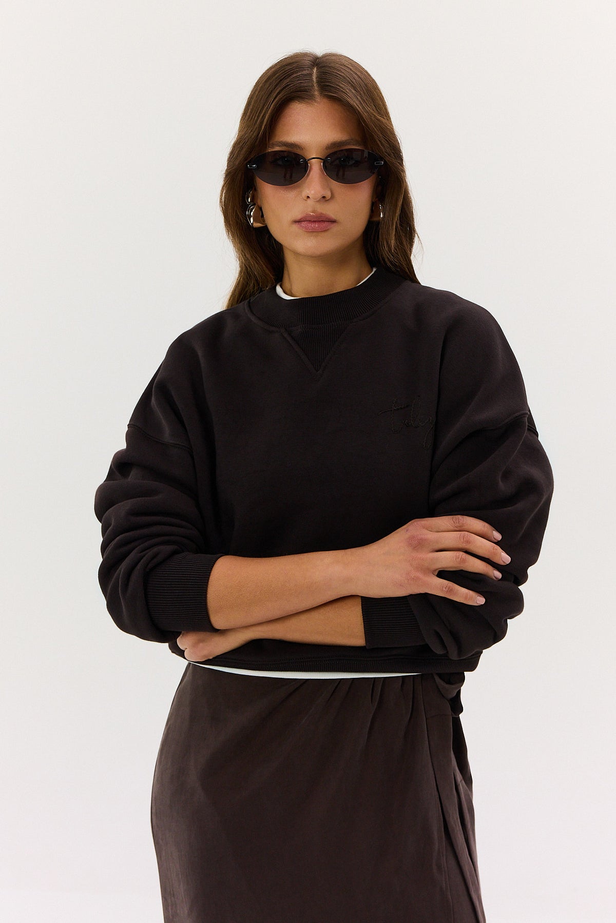 Bluza Ricky espresso