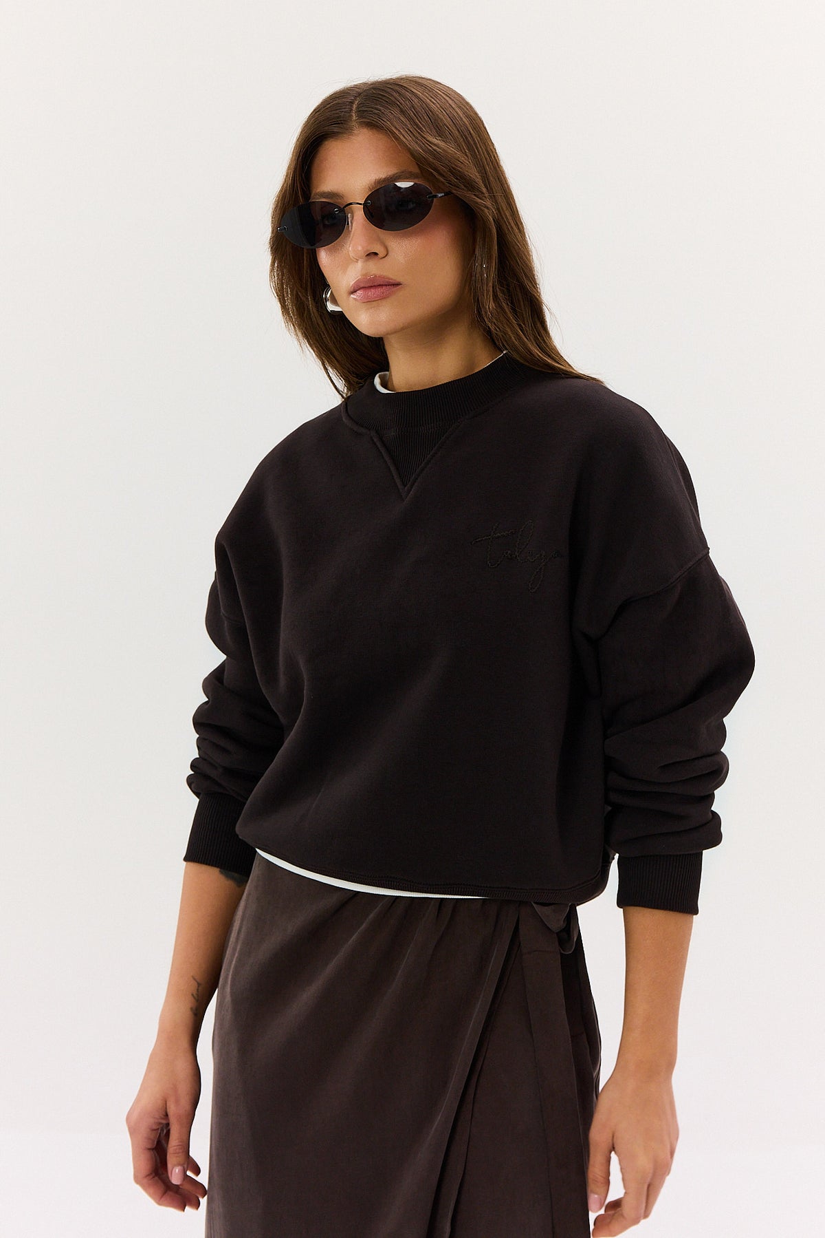 Bluza Ricky espresso