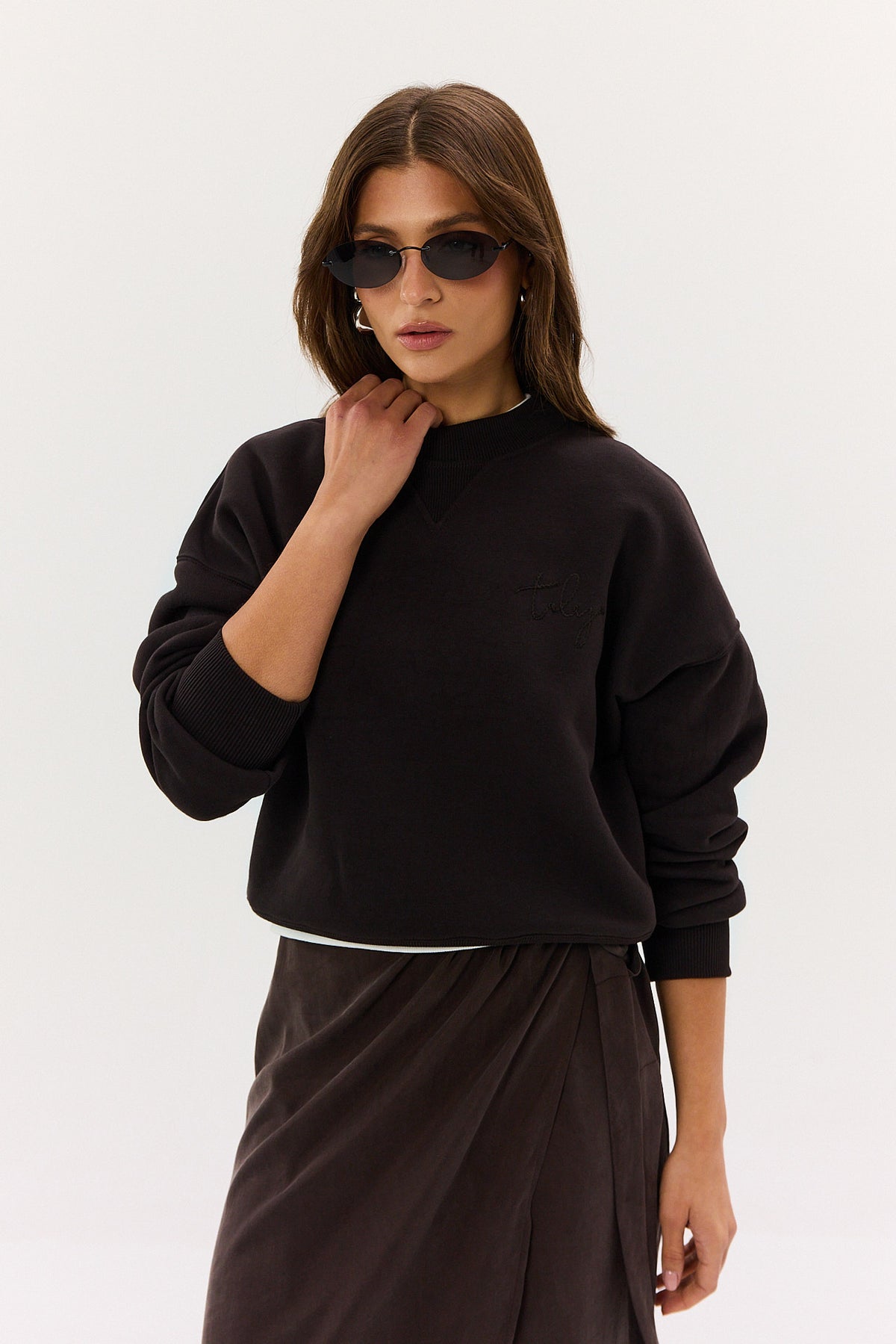 Bluza Ricky espresso