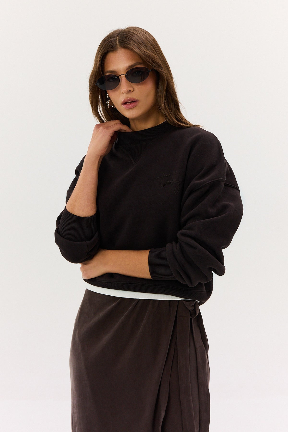 Bluza Ricky espresso