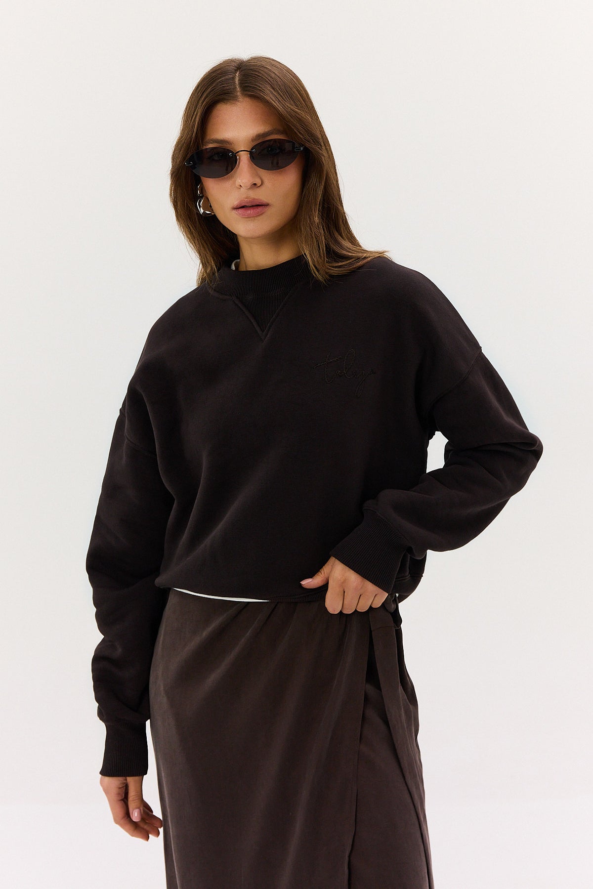 Bluza Ricky espresso