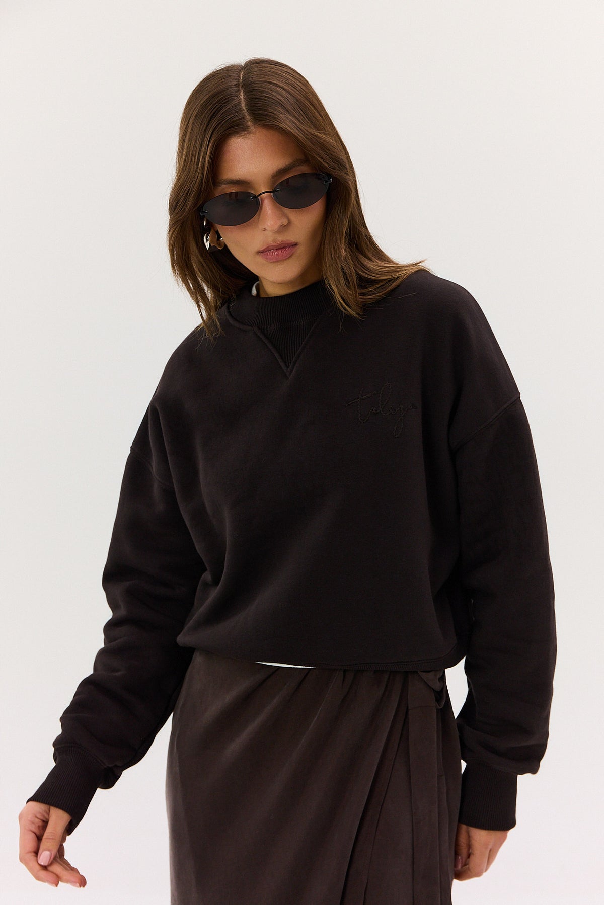Bluza Ricky espresso