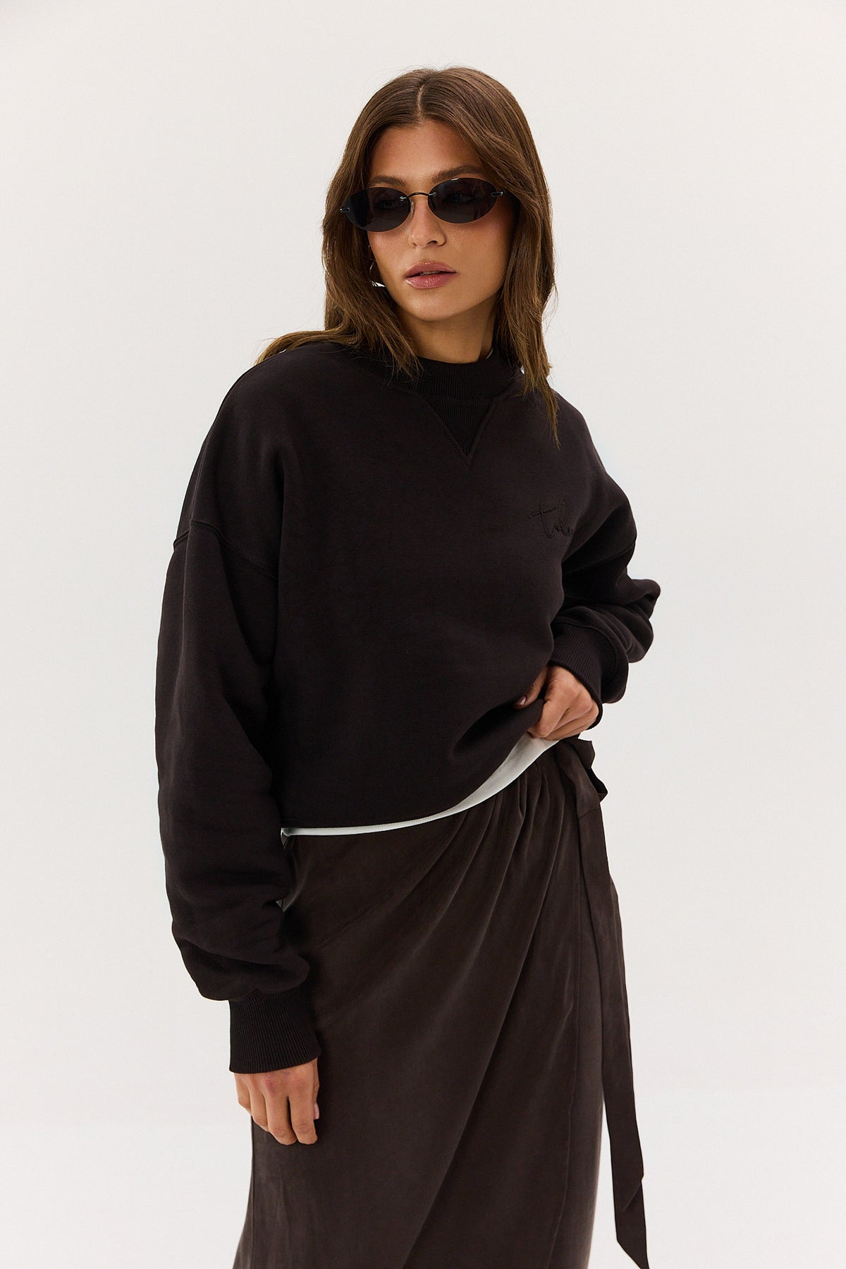 Bluza Ricky espresso