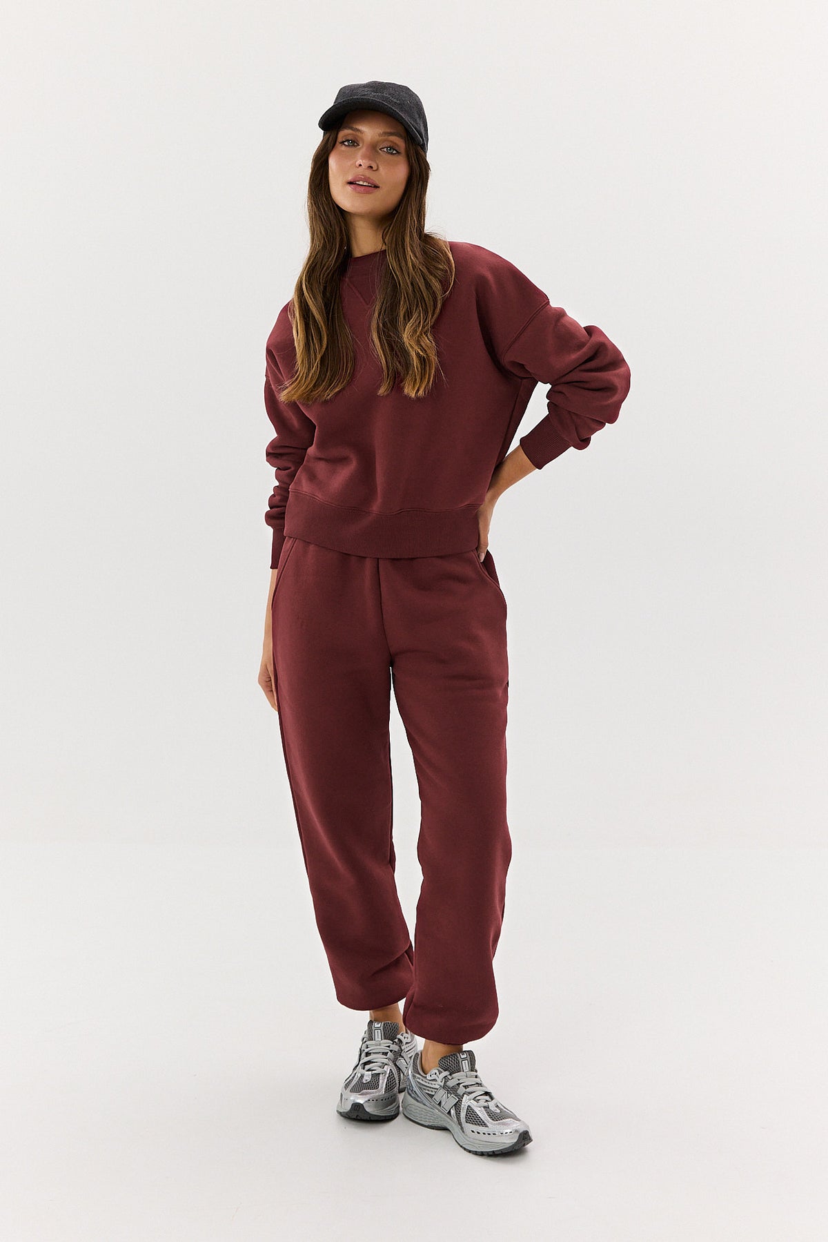 Bluza Ricky burgundy