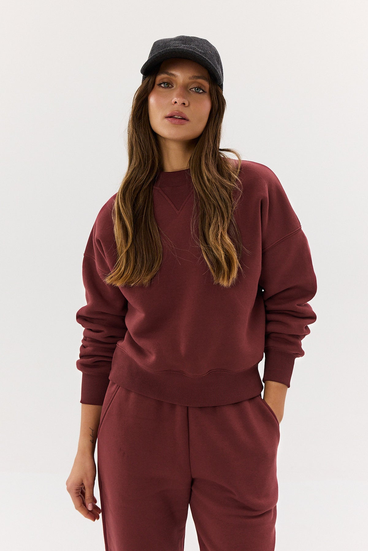 Bluza Ricky burgundy