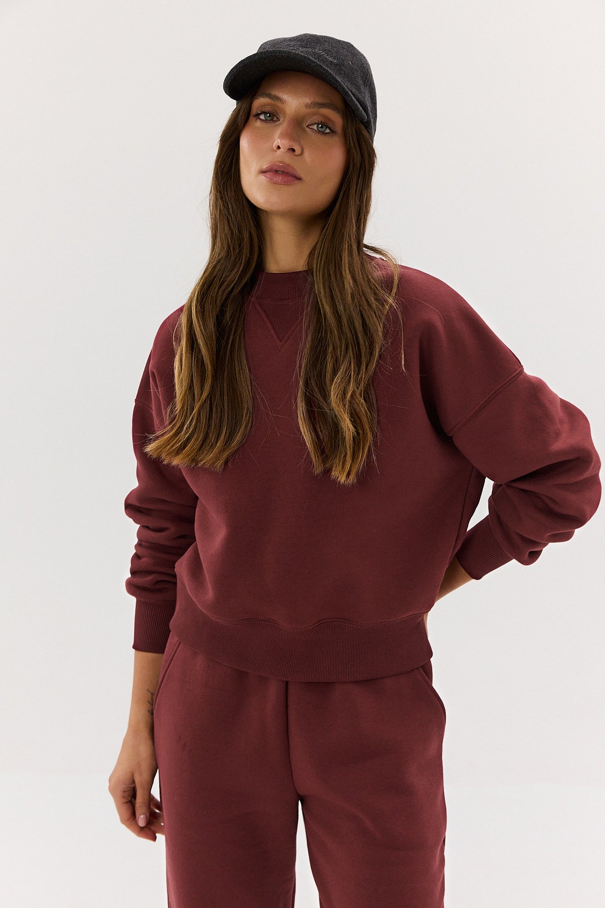 Bluza Ricky burgundy