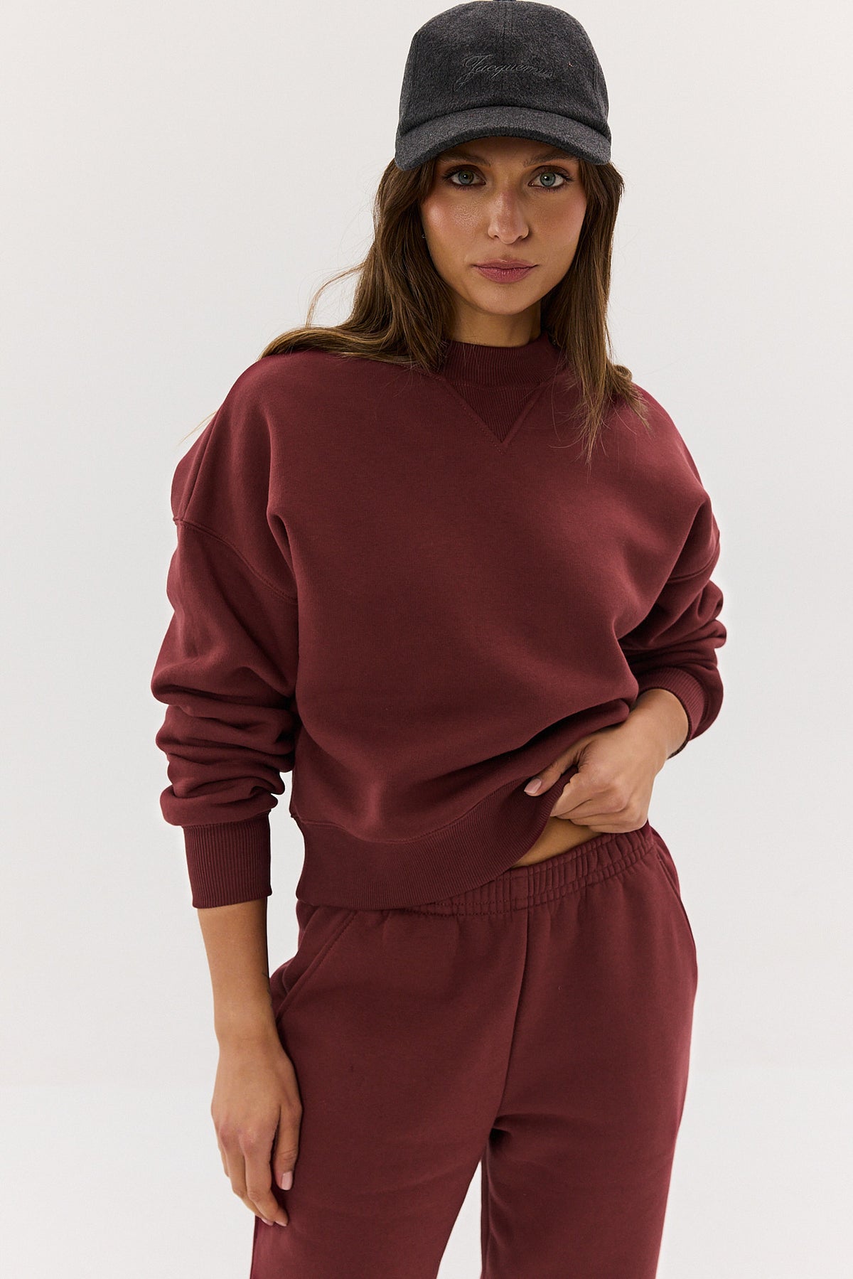 Bluza Ricky burgundy