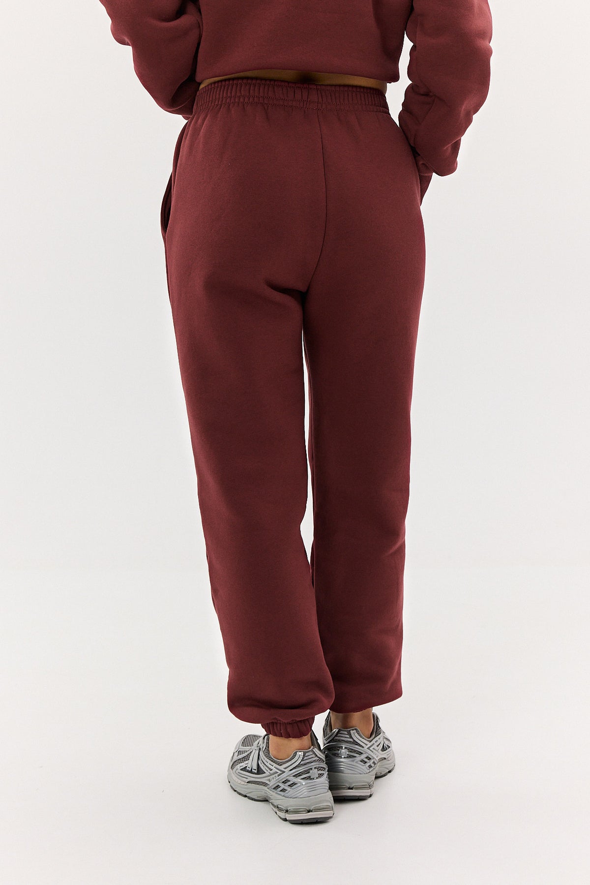 Spodnie dresowe burgundy