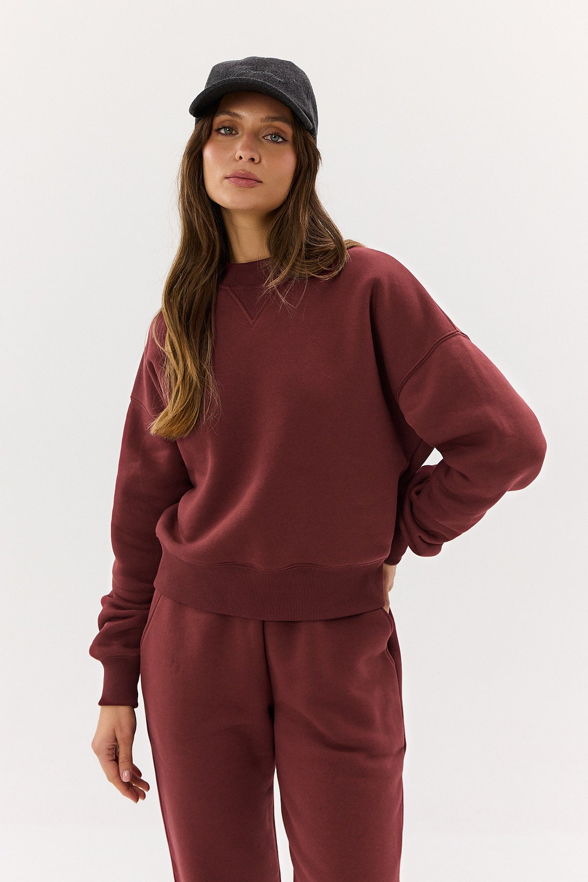 Bluza Ricky burgundy
