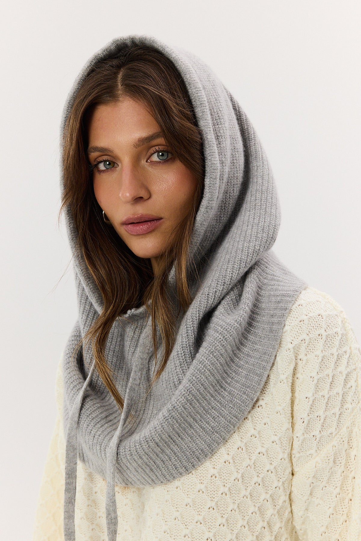 Balaclava cashmere grey