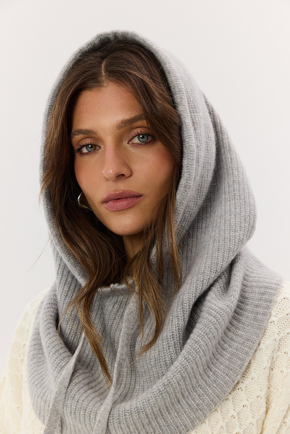 Balaclava cashmere grey