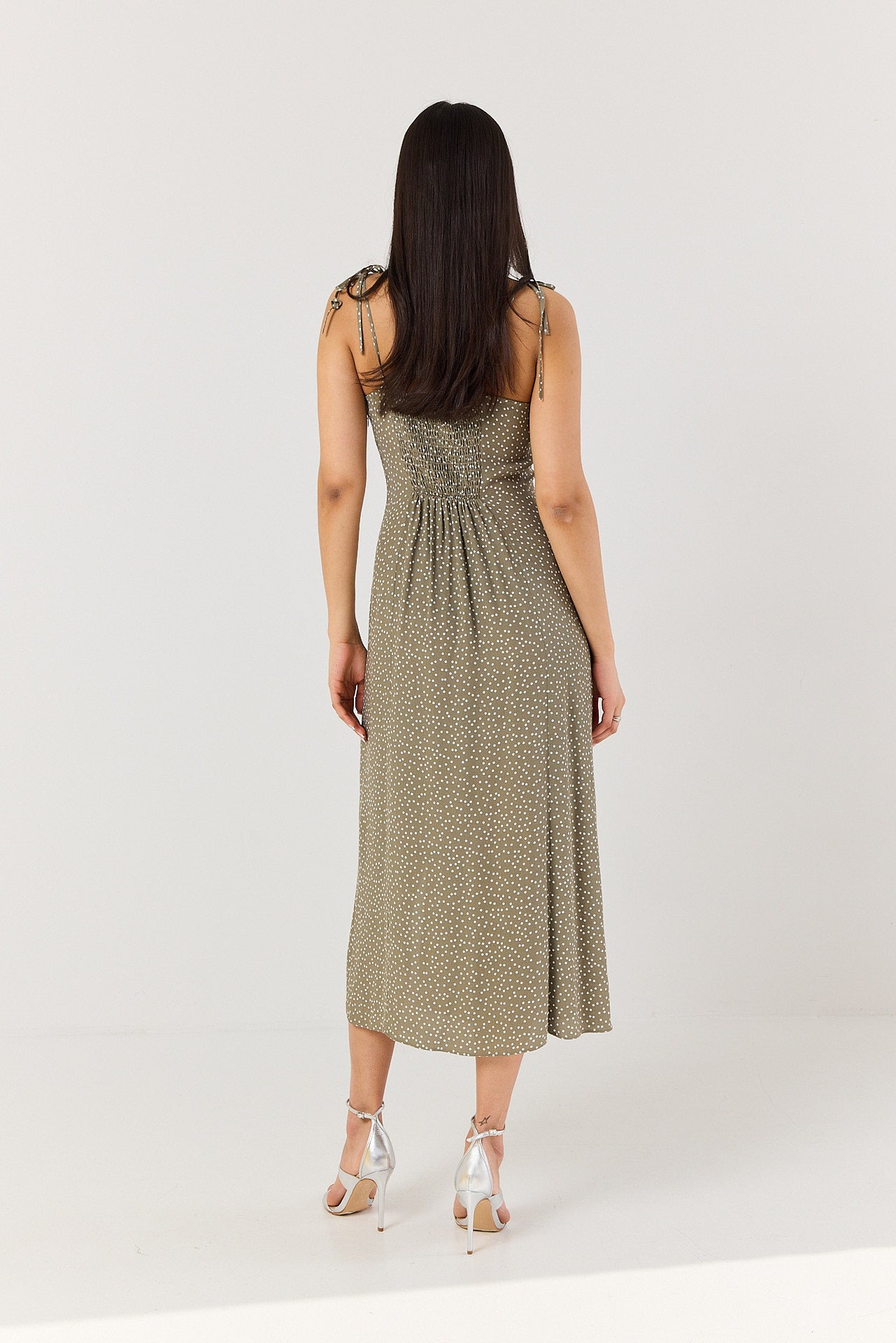 Sukienka Gigi green dots