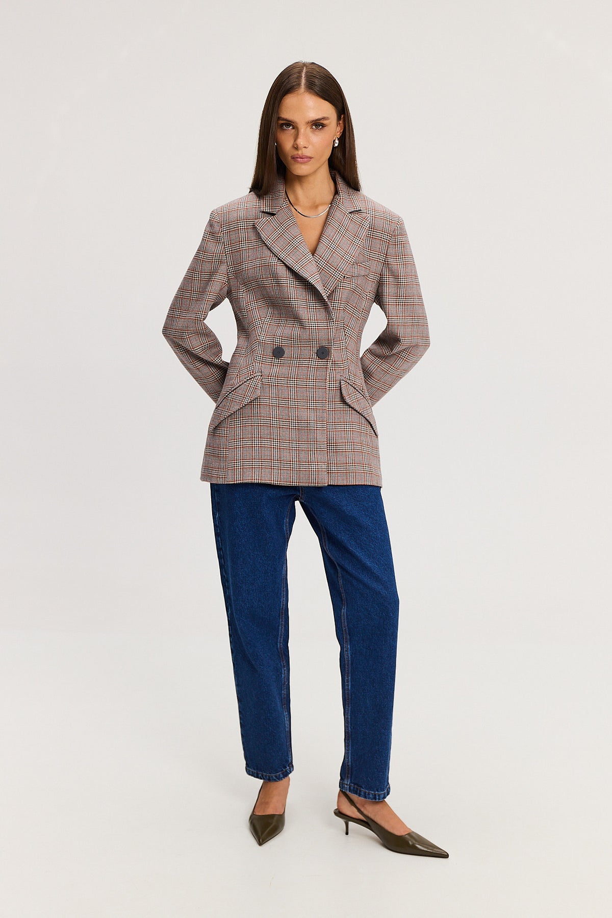Marynarka Dakota check