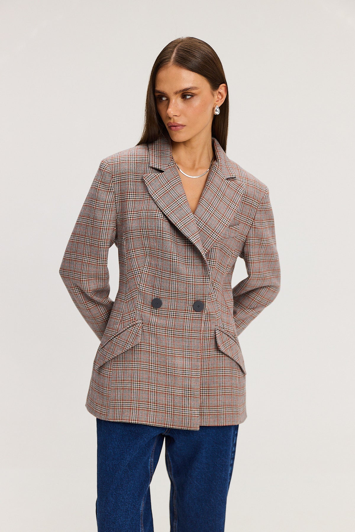 Marynarka Dakota check