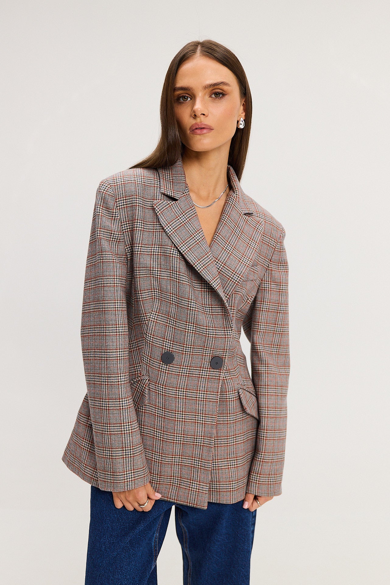 Marynarka Dakota check