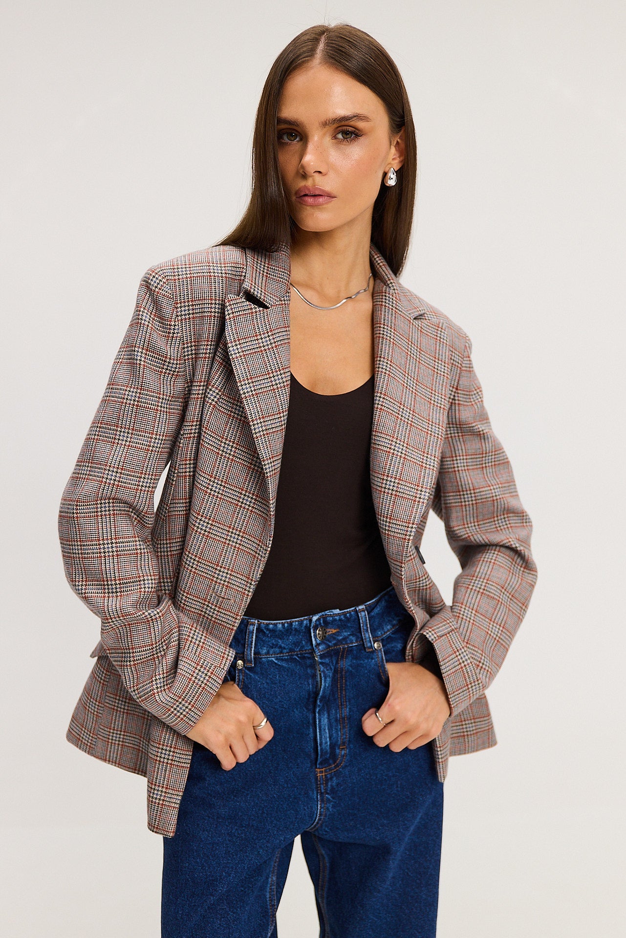 Marynarka Dakota check