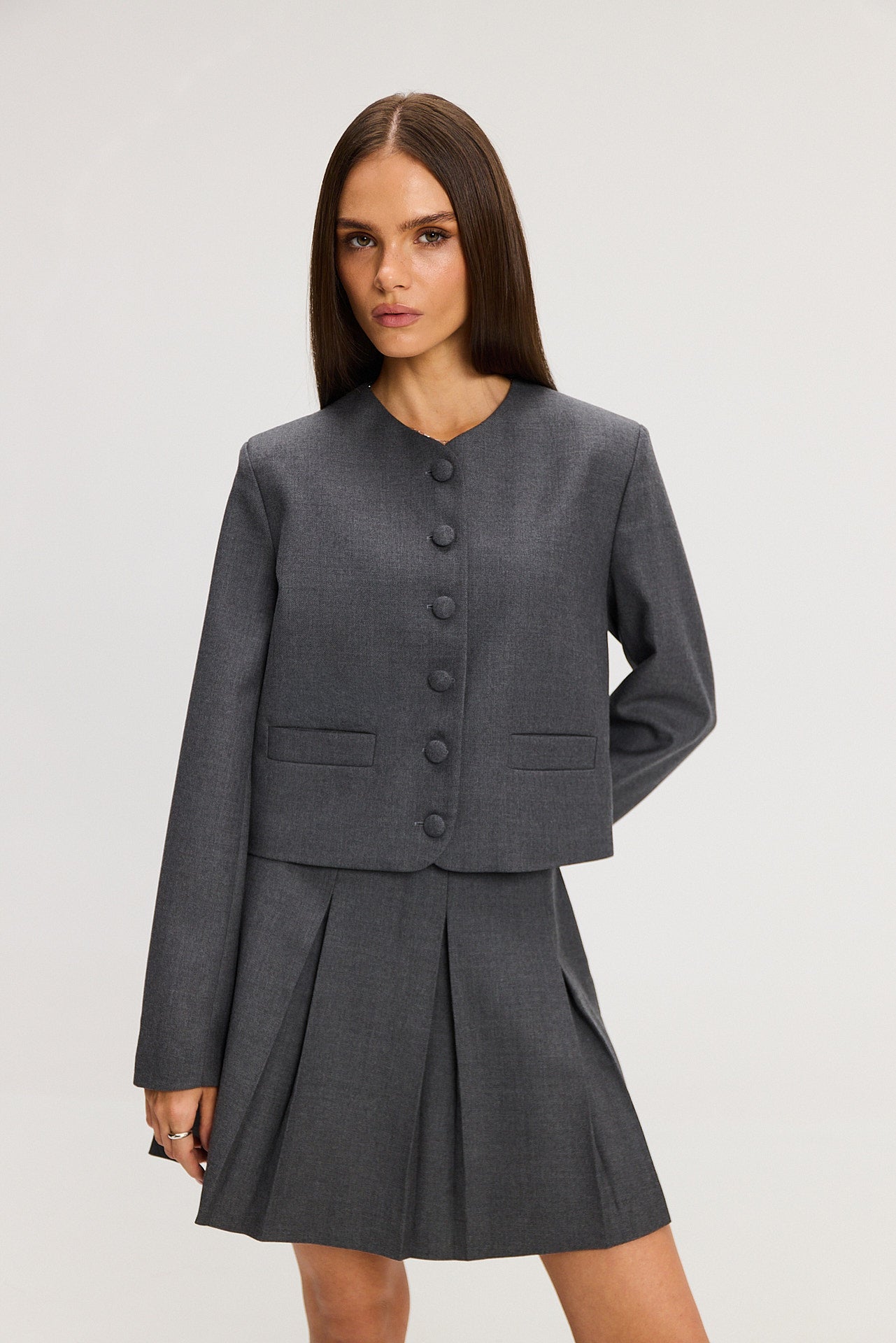 Marynarka Tate wool grey