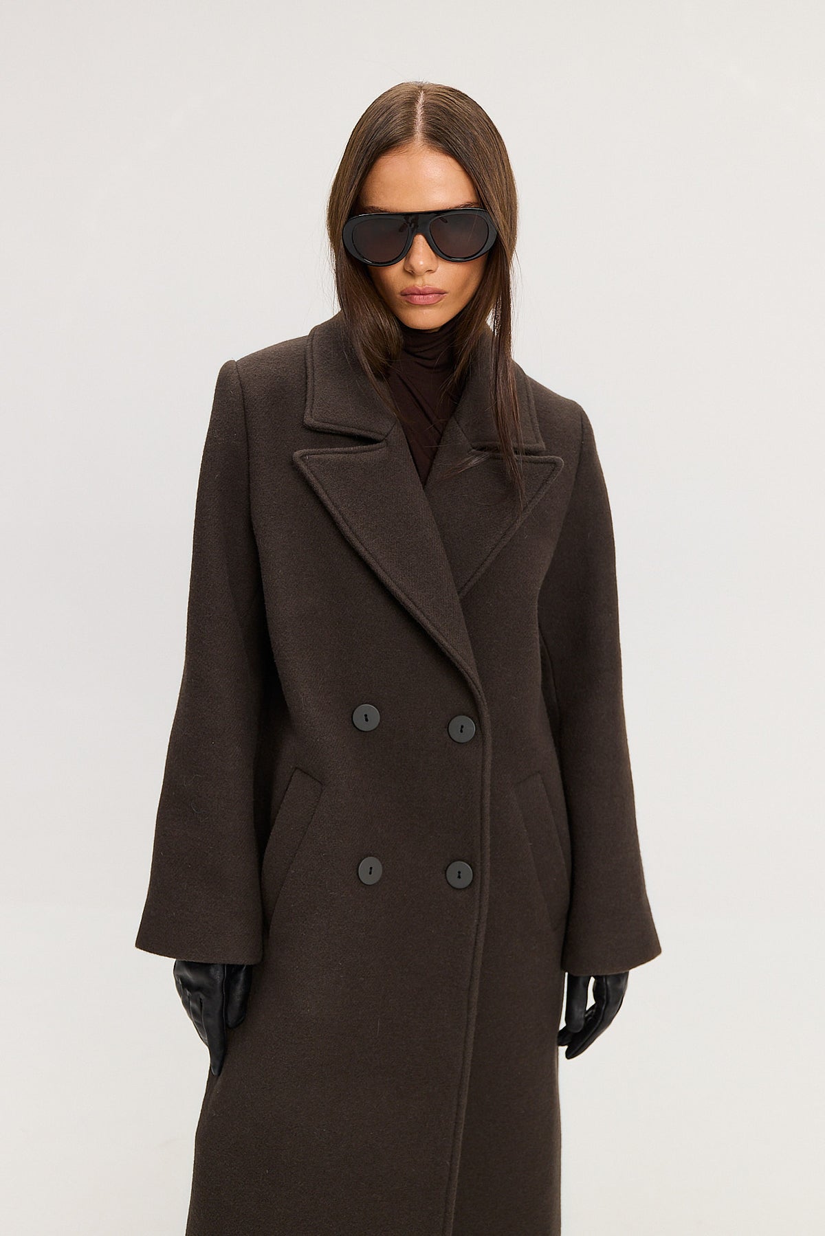 Płaszcz Carmen dark brown