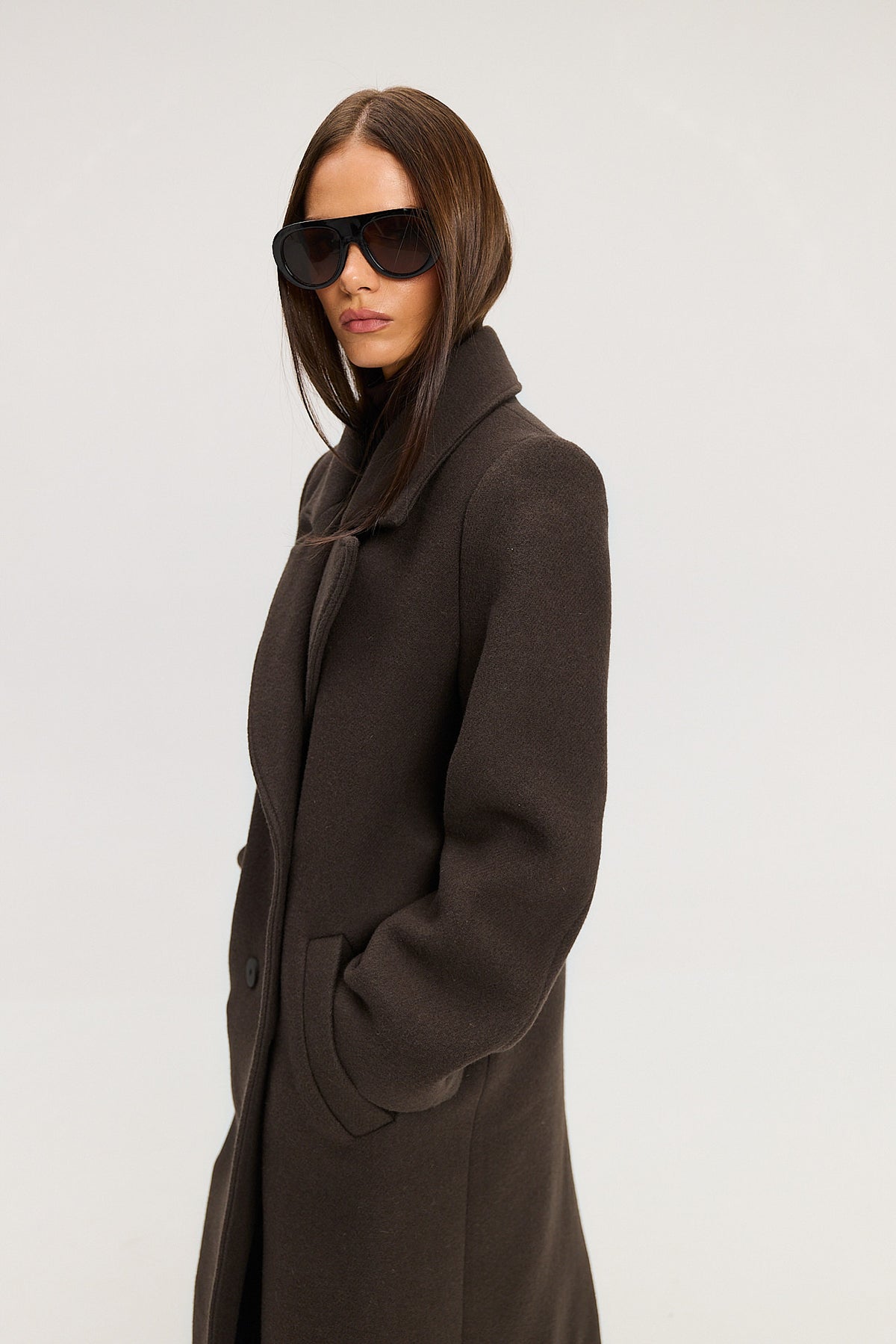 Płaszcz Carmen dark brown