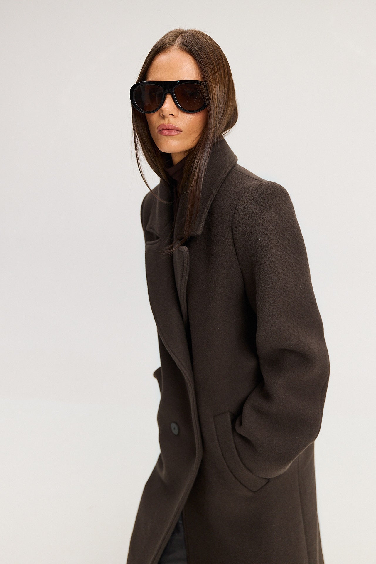 Płaszcz Carmen dark brown