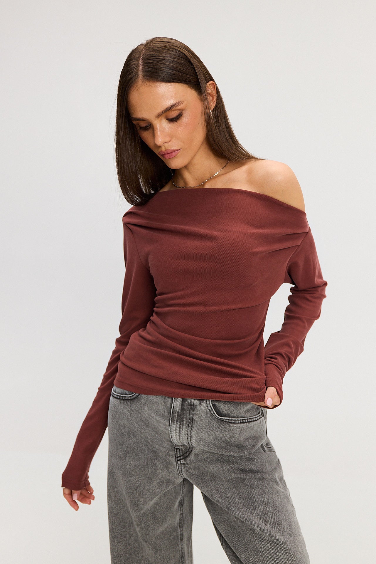 Longsleeve Romy rust