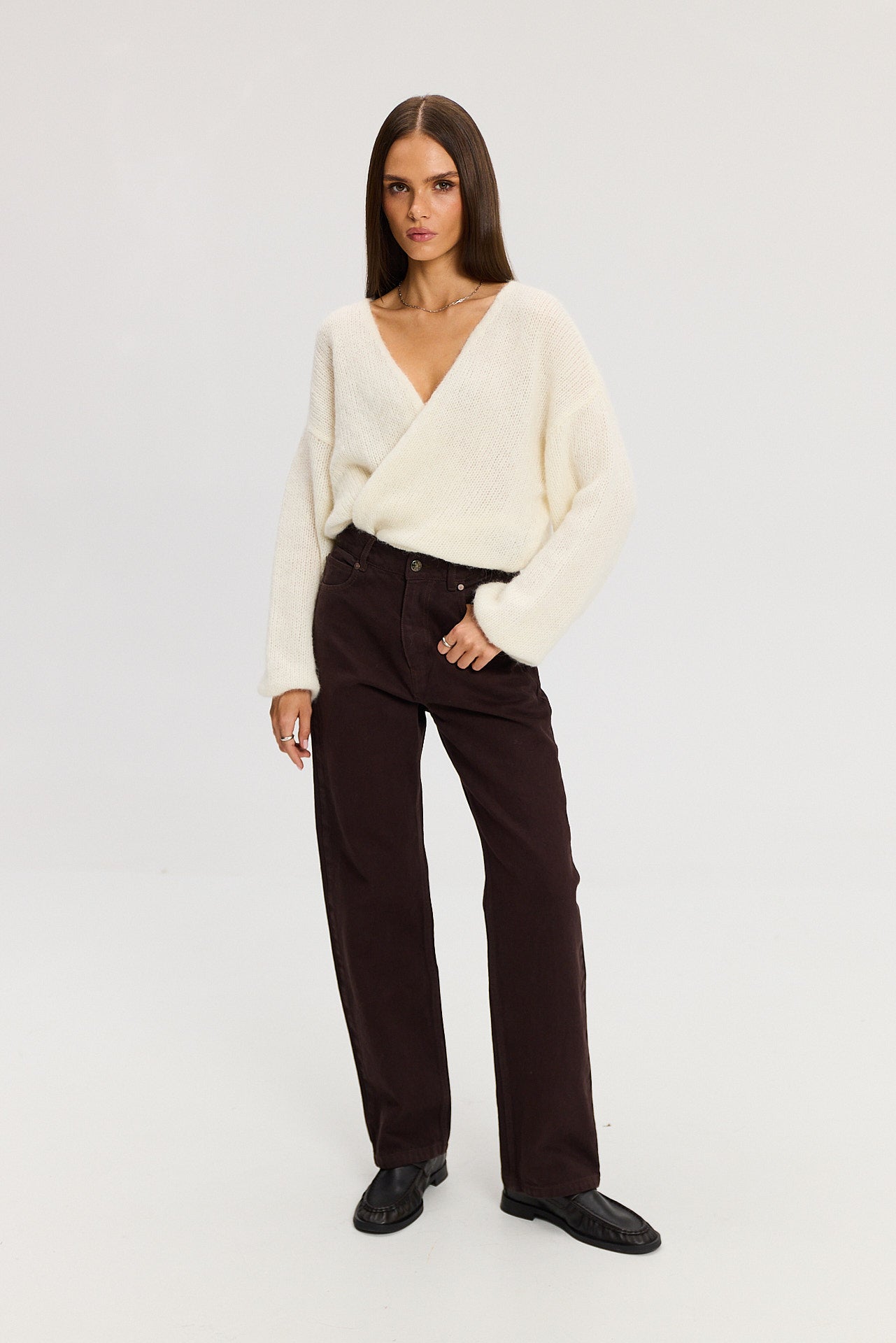 Sweter kardigan Ingrid cream