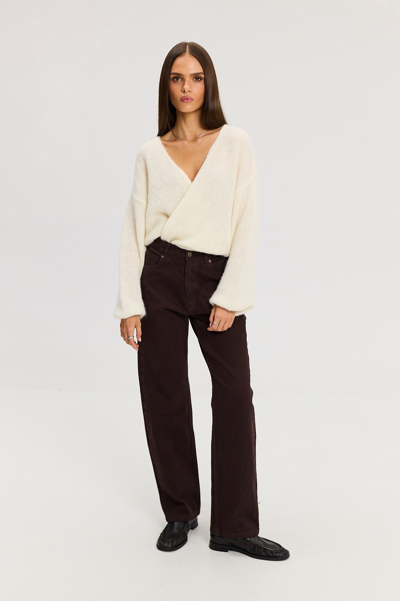 Sweter kardigan Ingrid cream
