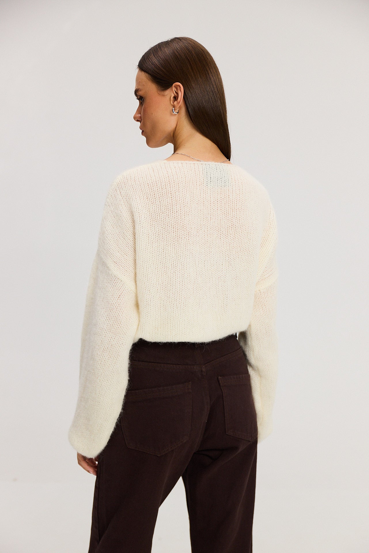 Sweter kardigan Ingrid cream