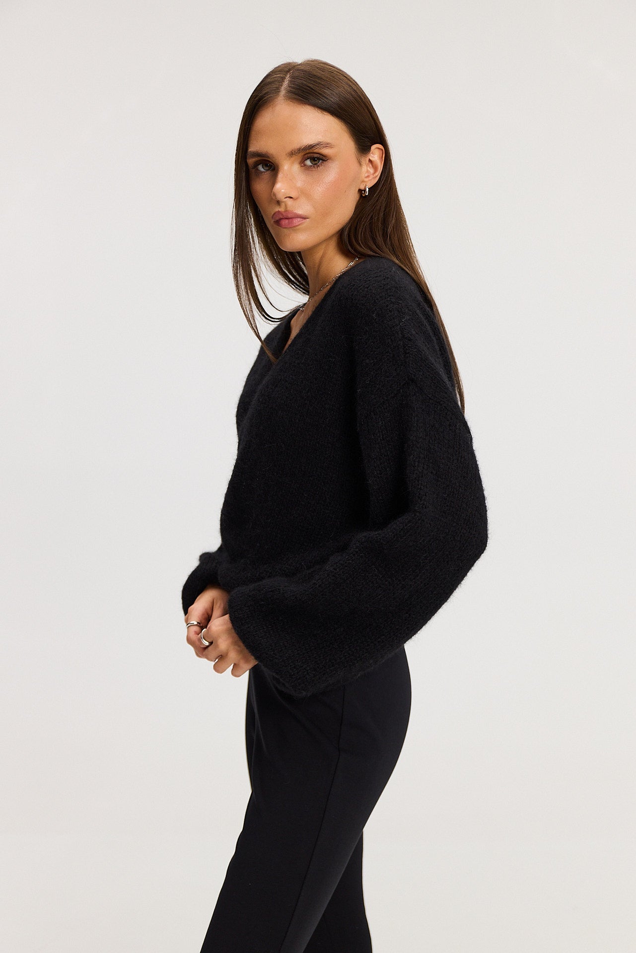 Sweter kardigan Ingrid black