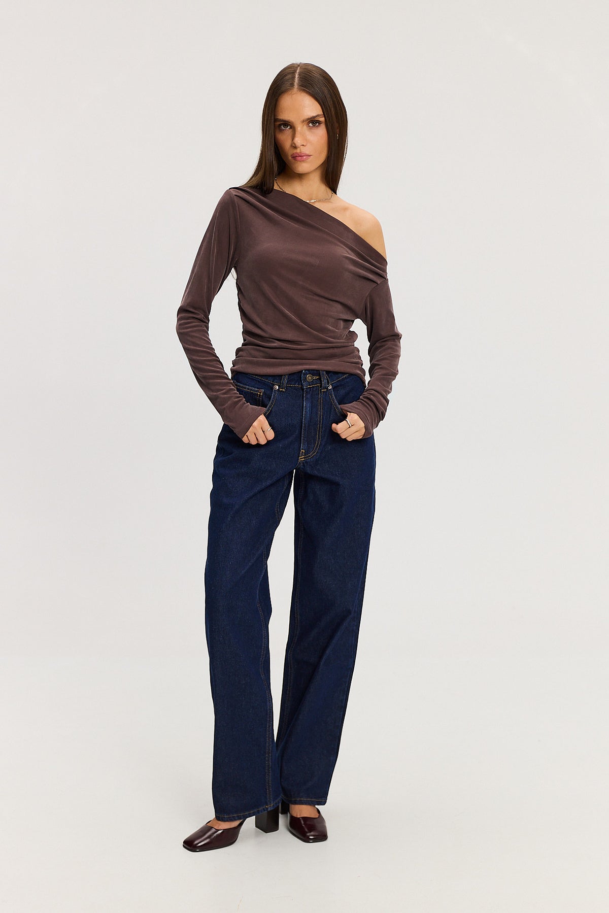 Longsleeve Romy milk chocolate
