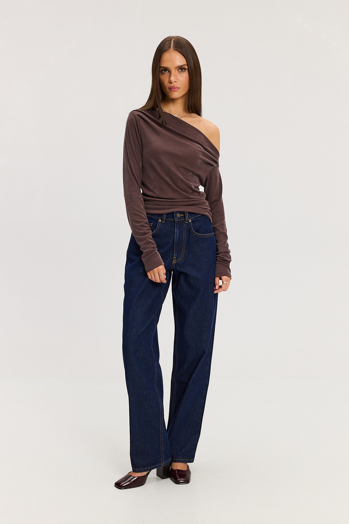 Longsleeve Romy milk chocolate