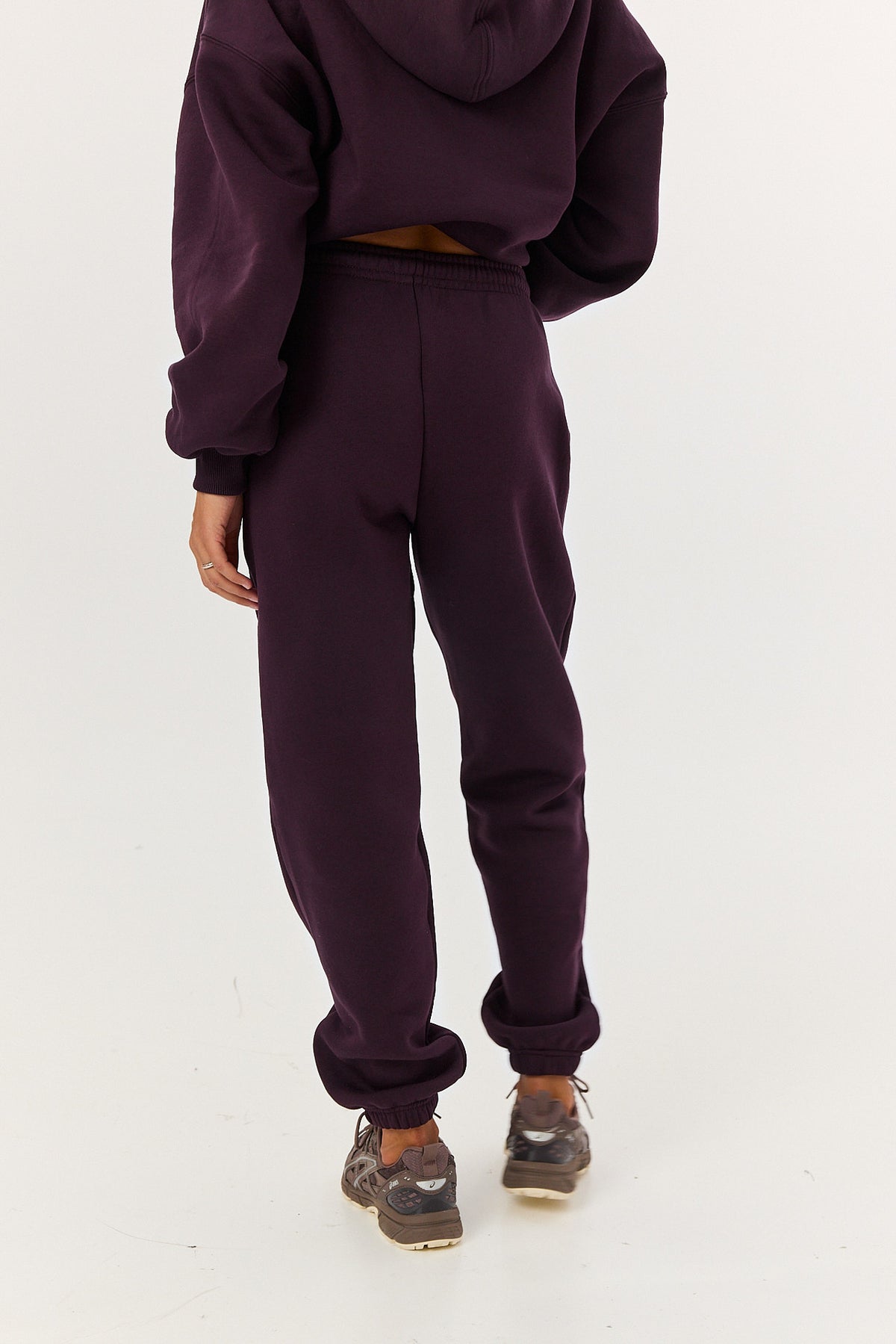 Spodnie Dresowe plum noir