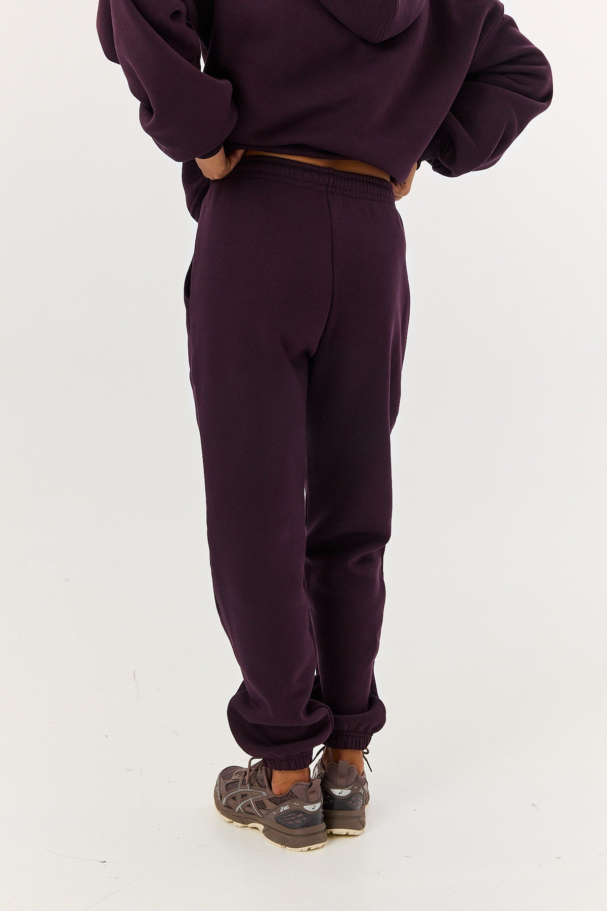 Spodnie Dresowe plum noir