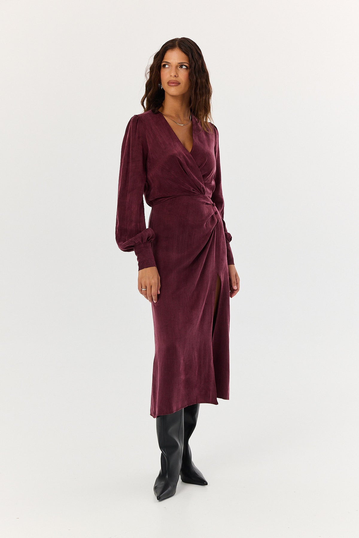 Sukienka Lexie burgundy