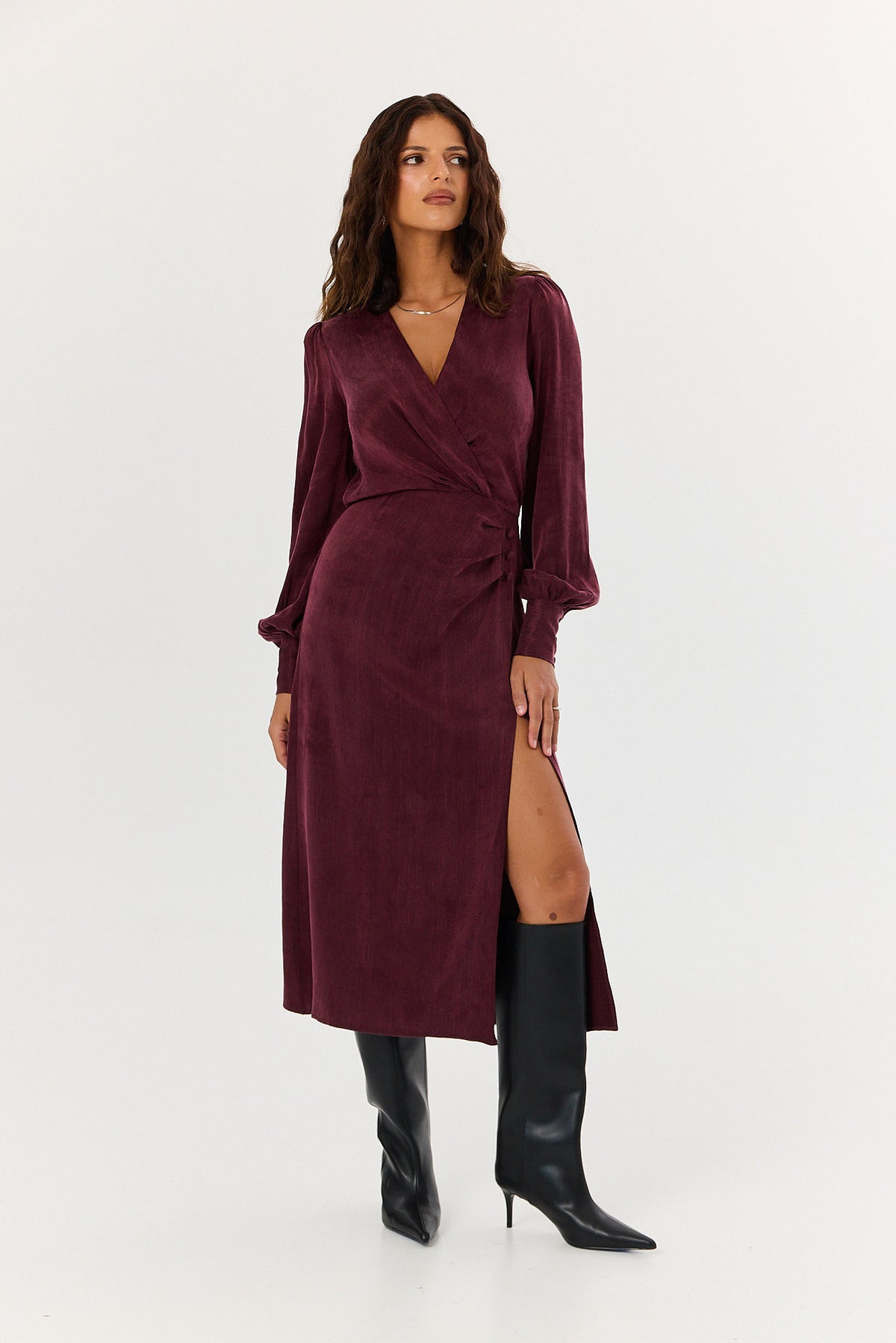Sukienka Lexie burgundy