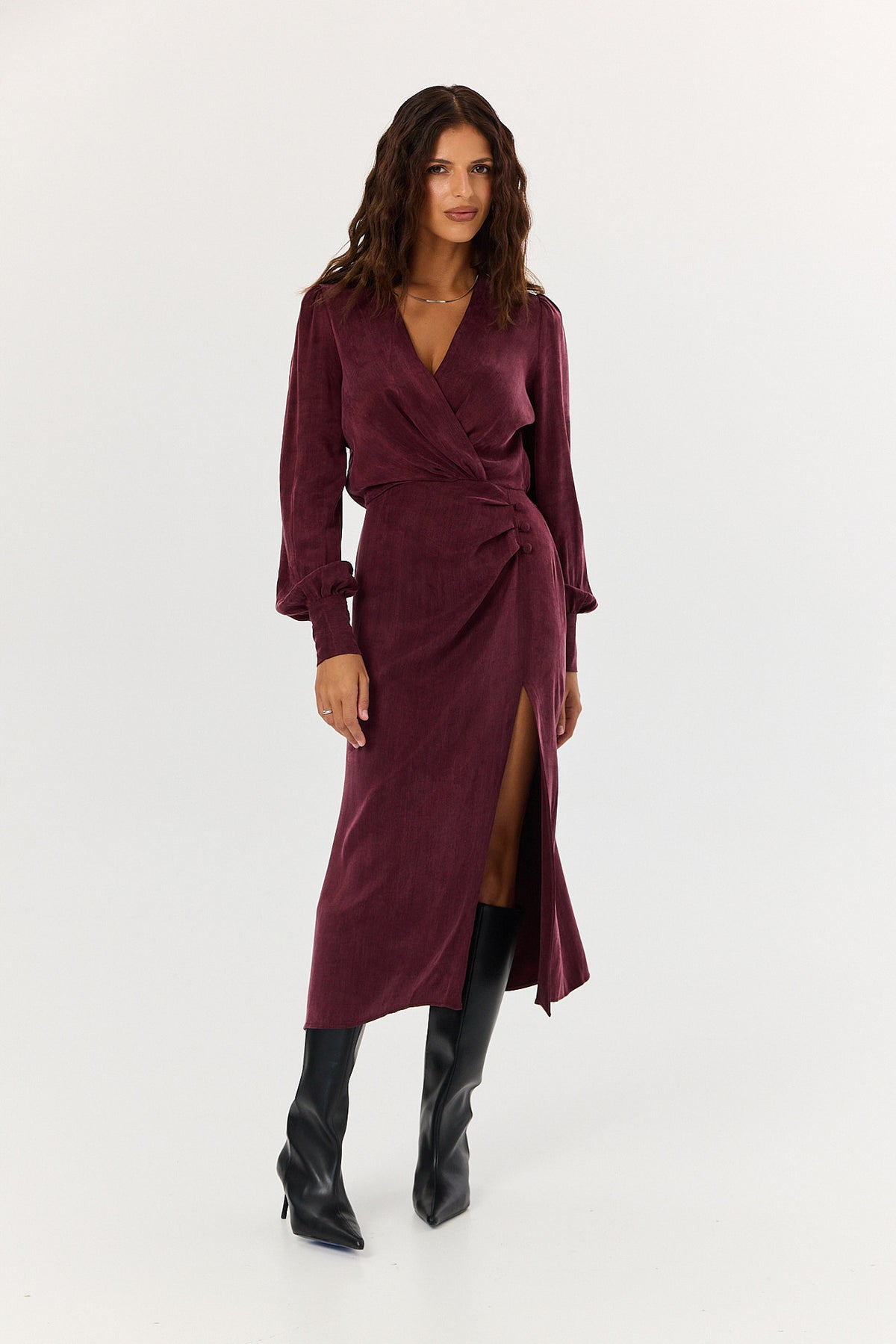 Sukienka Lexie burgundy