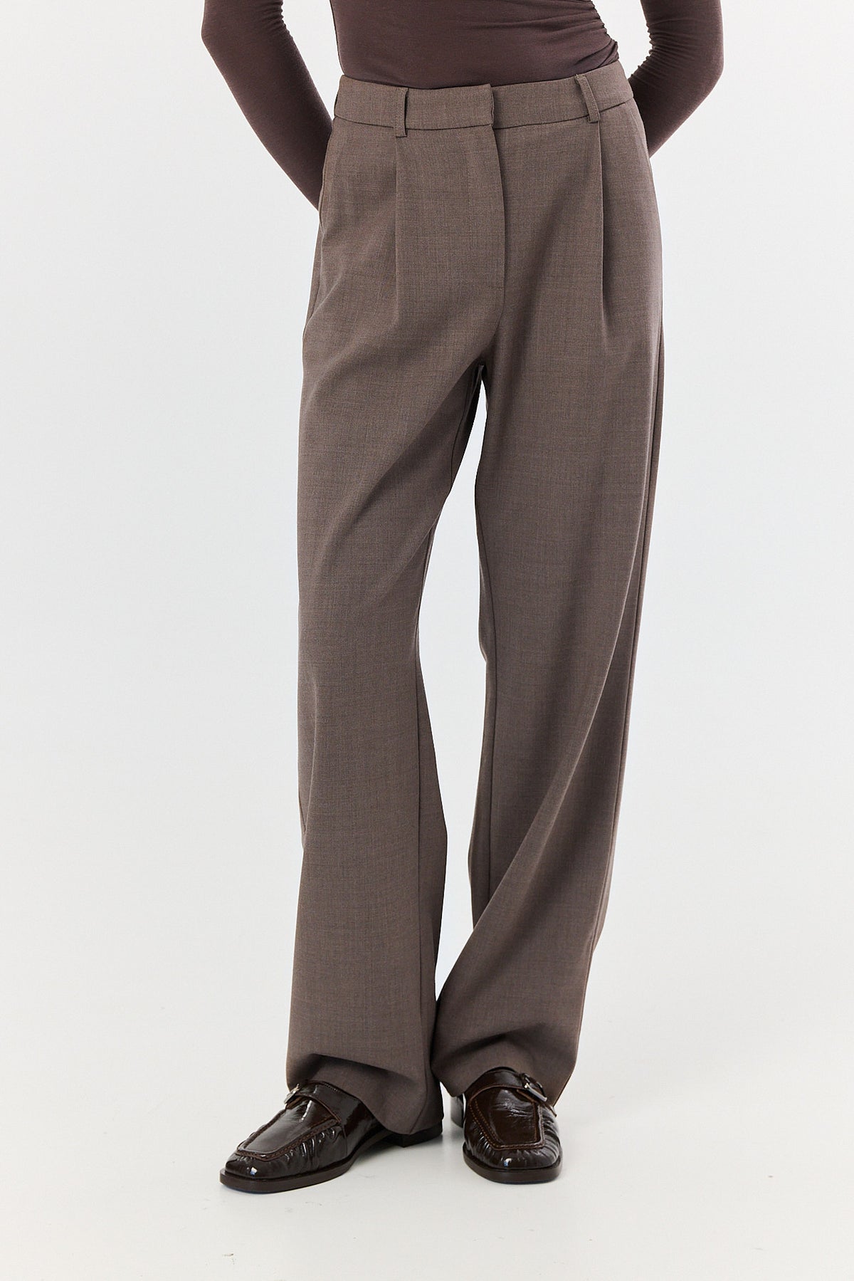Spodnie Jackson wool latte