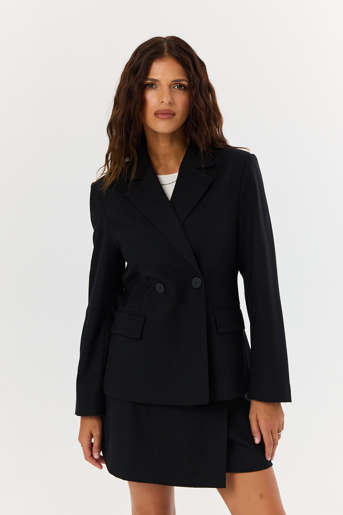 Spódnica Simone wool black