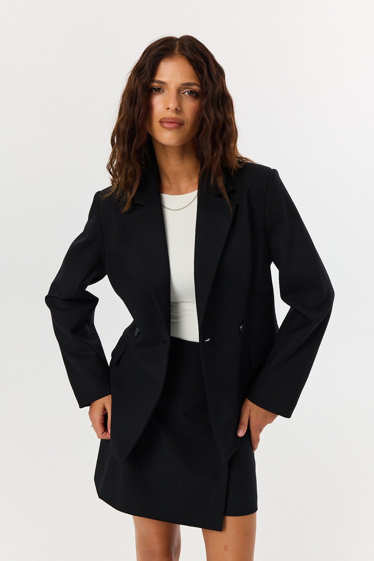 Spódnica Simone wool black