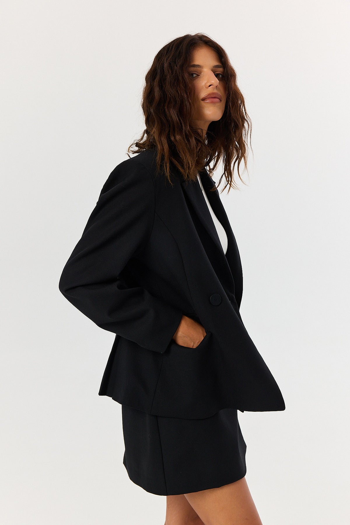 Marynarka Thomas wool black