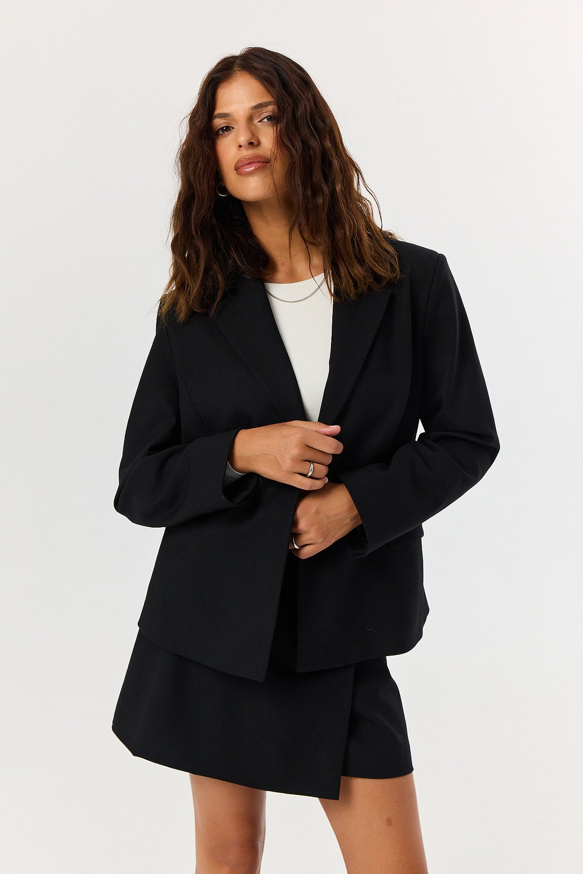 Spódnica Simone wool black