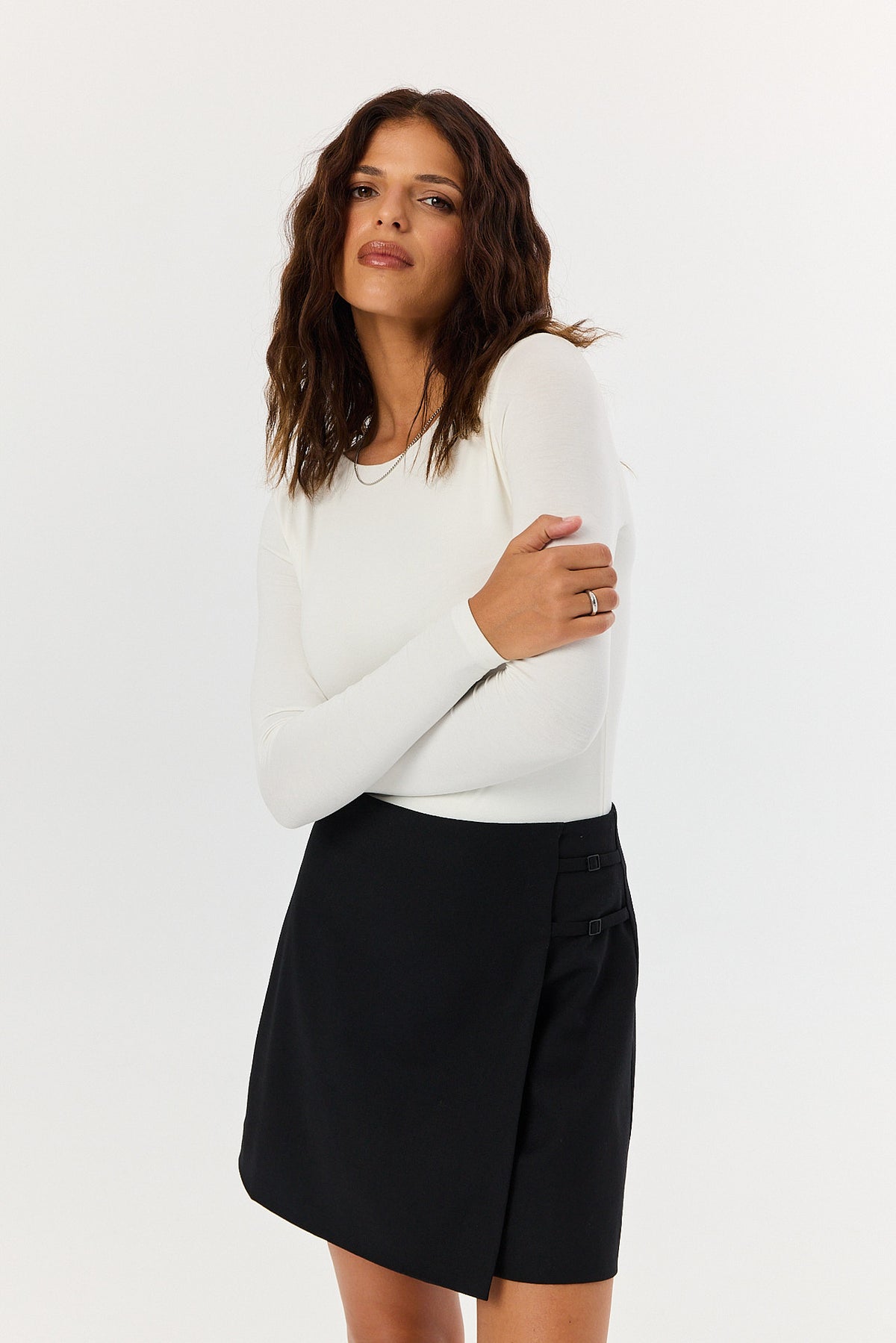 Spódnica Simone wool black
