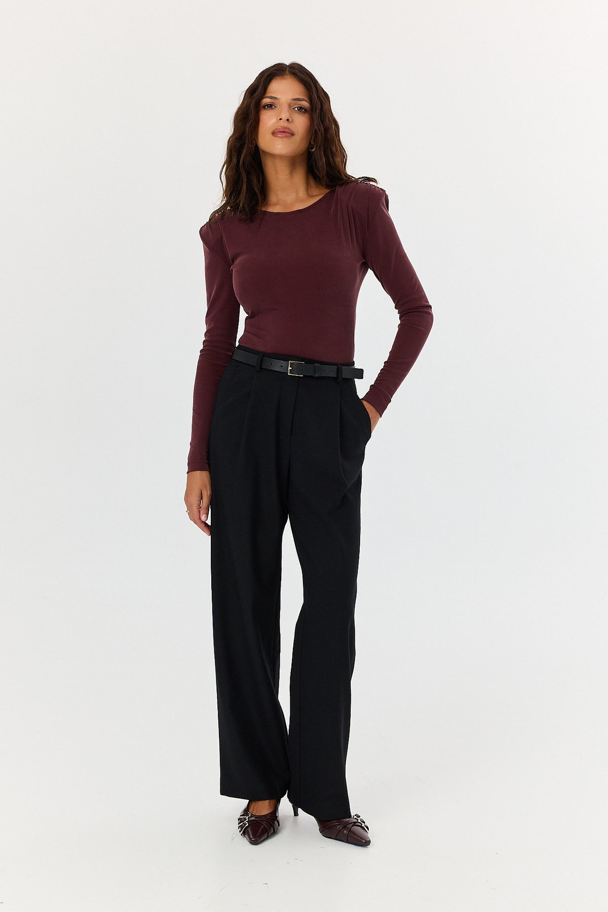 Spodnie Jackson wool black