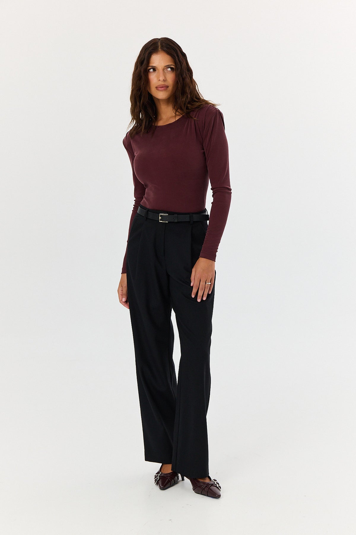 Spodnie Jackson wool black