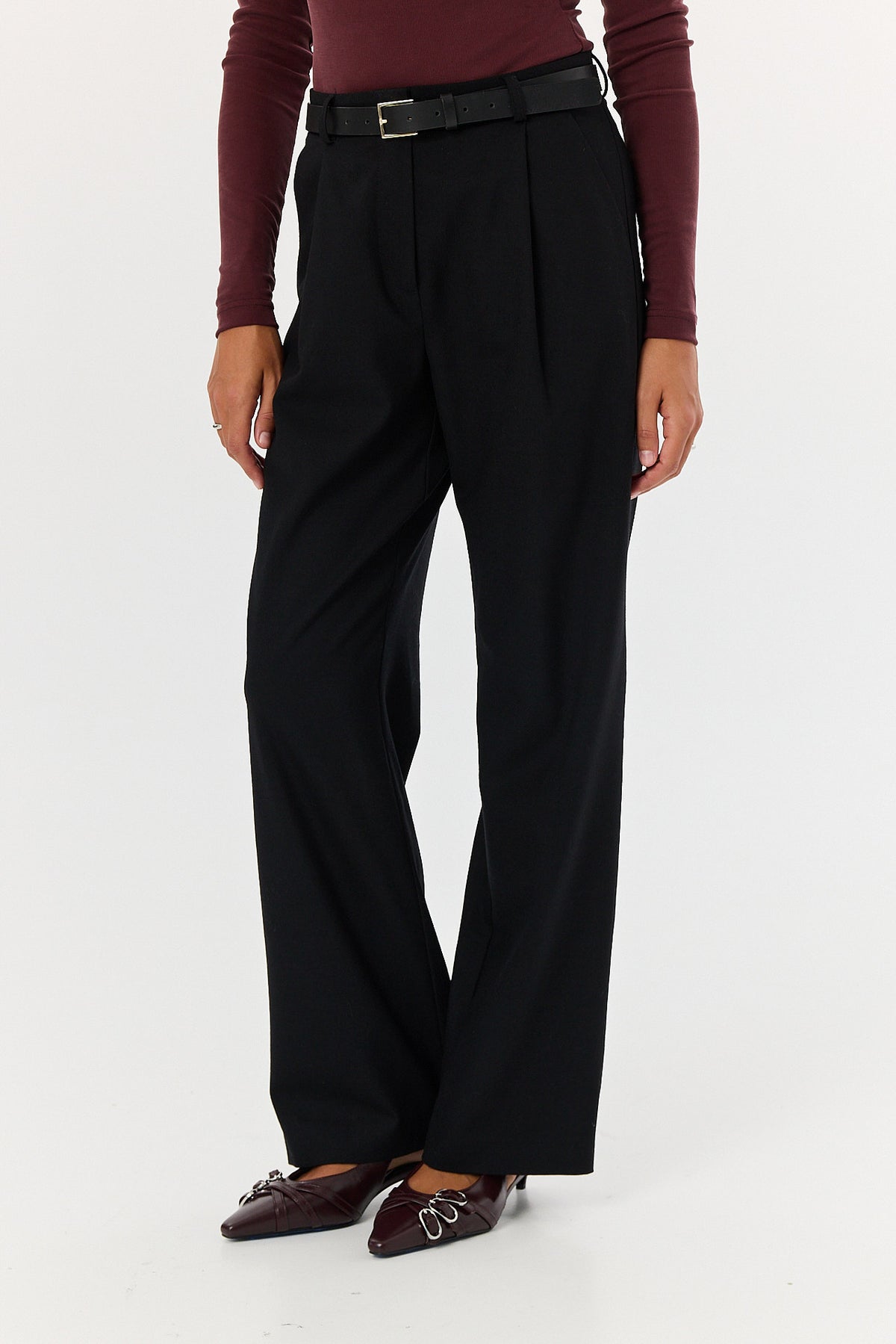 Spodnie Jackson wool black