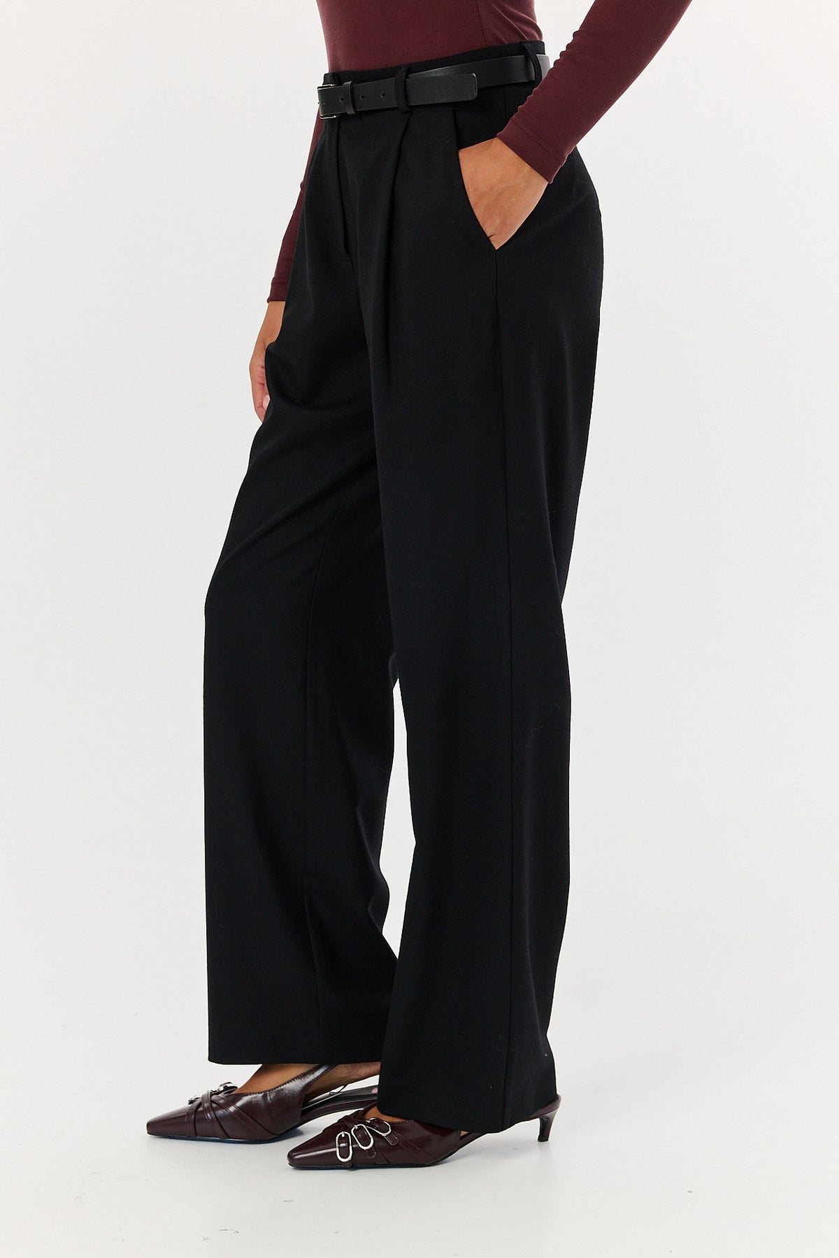 Spodnie Jackson wool black