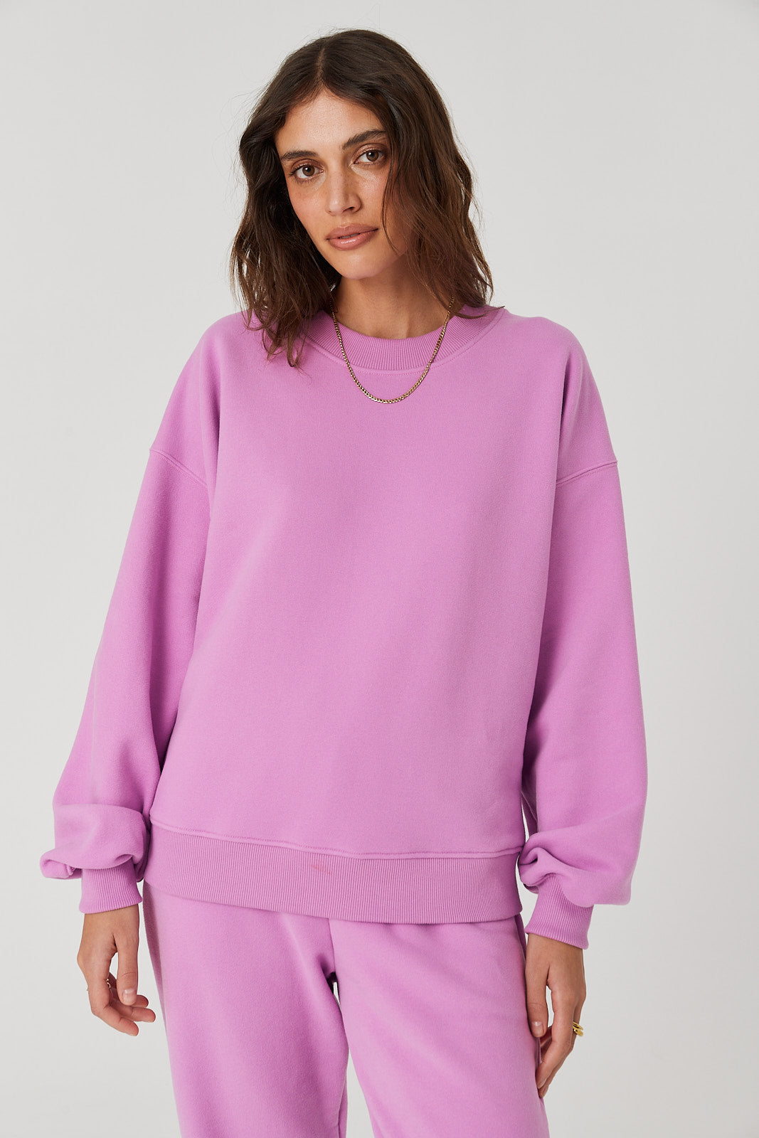 Bluza Boyfriend pink berry