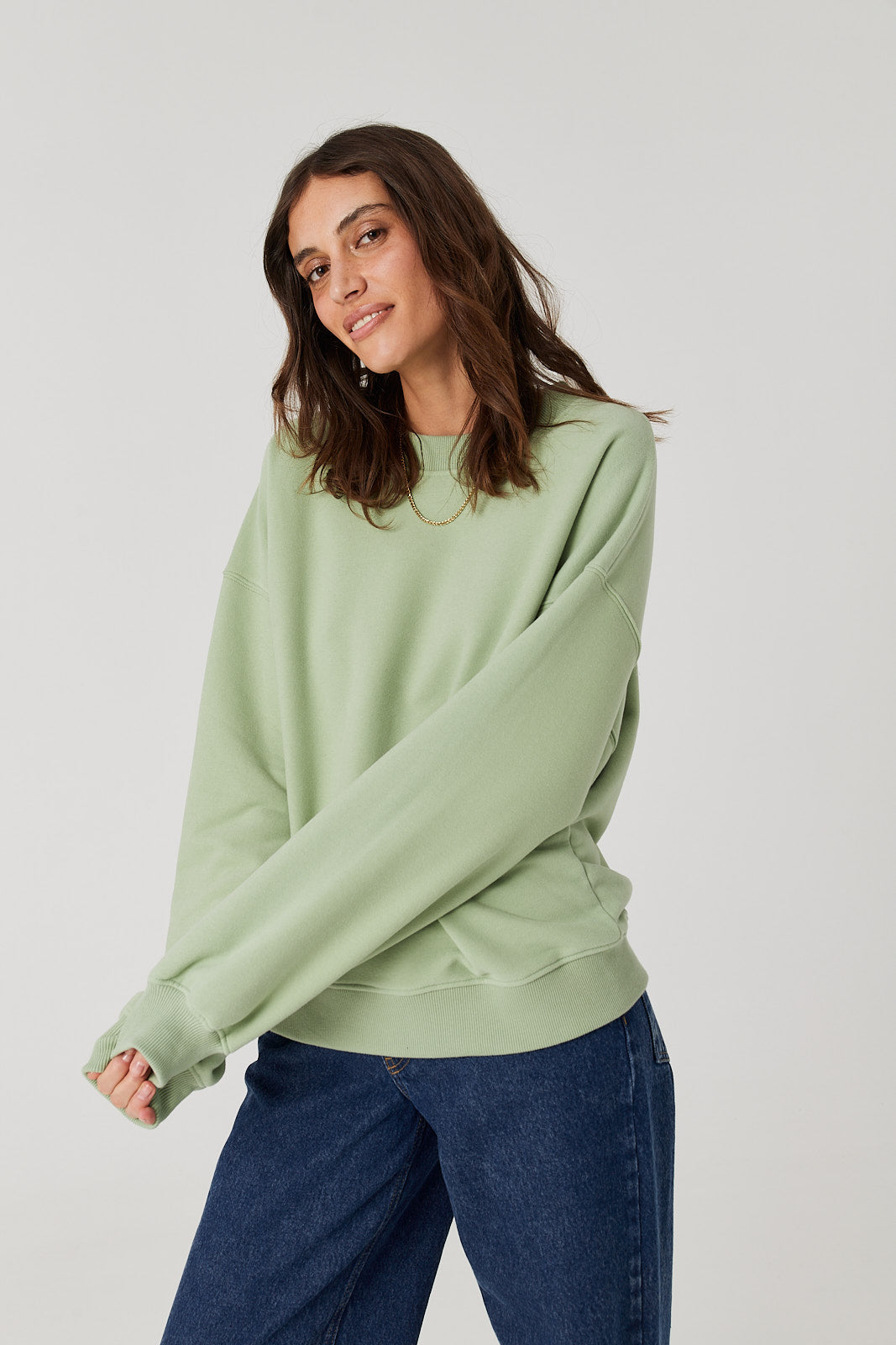 Bluza Boyfriend pistachio ice cream