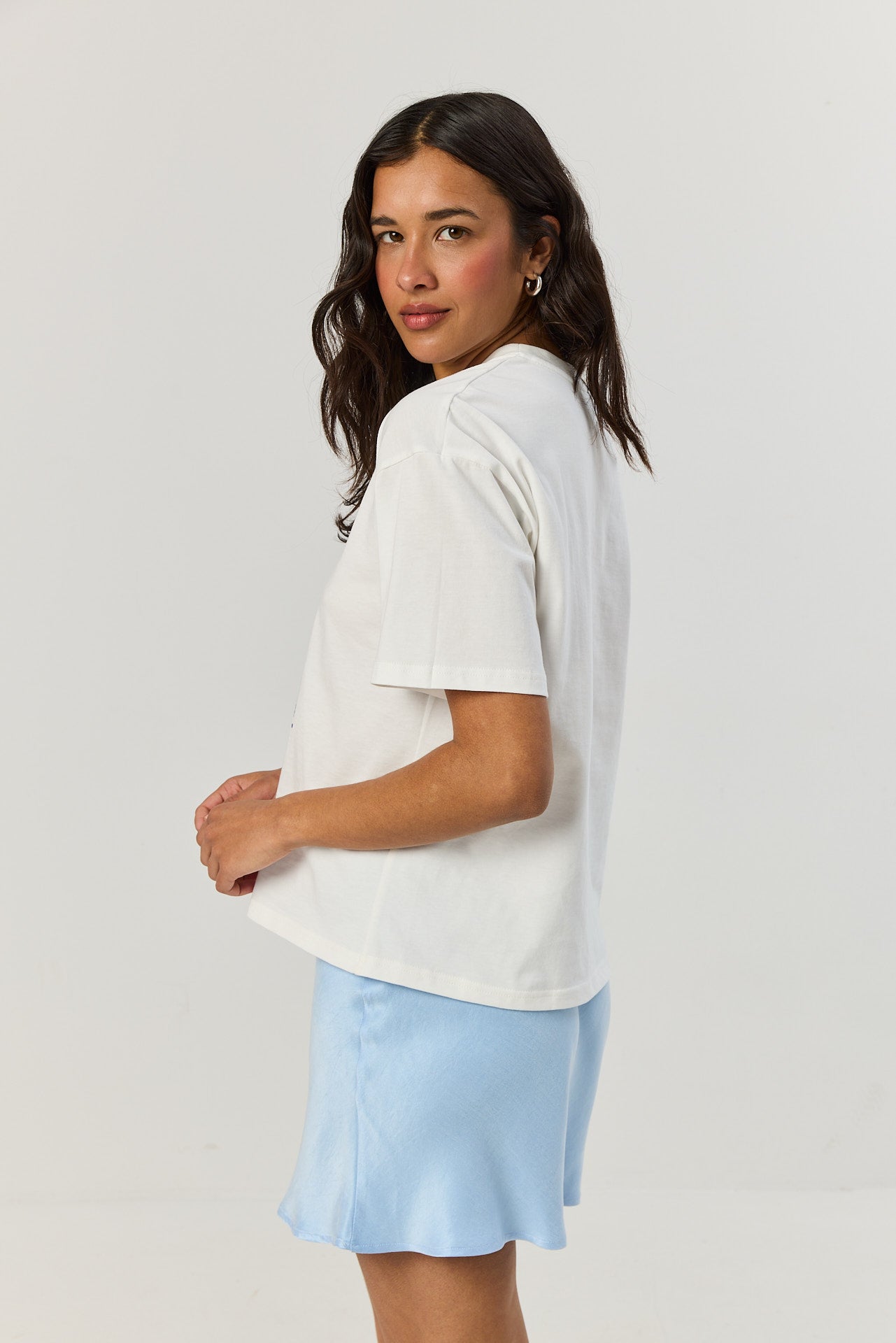 T-shirt Vamos a la playa white