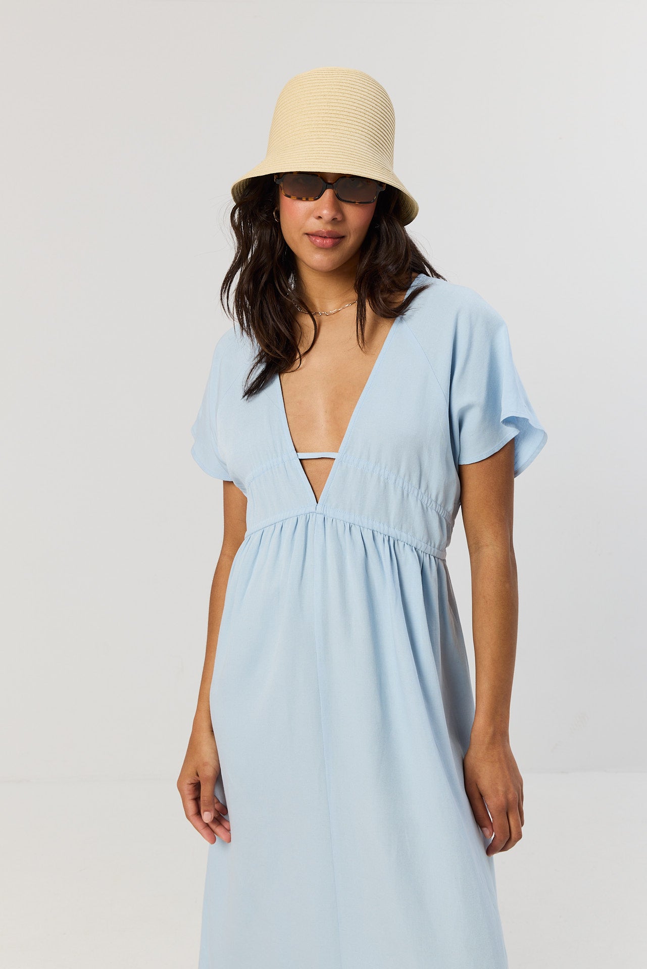 Sukienka Noah powder blue